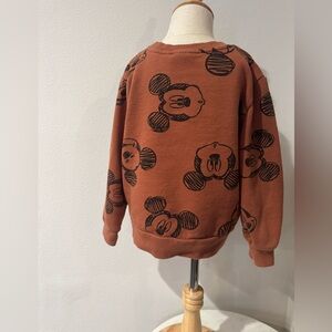 Disney 5T rust colored long sleeve sweatshirt